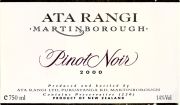 Martinborough pinot noir Ata Rangi
